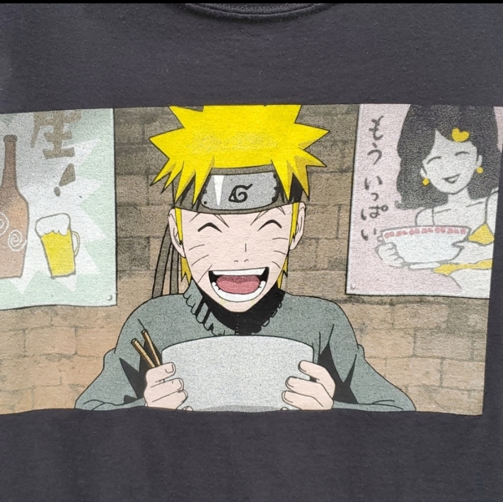 2 Black Naruto Shippuden Short Sleeve T-Shirts Size Small - Picture 3 of 10